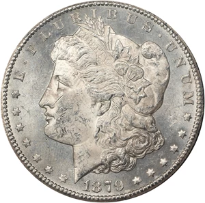 image for: 1879-CC GSA Morgan Silver Dollar. Clear CC. MS-61 (NGC).