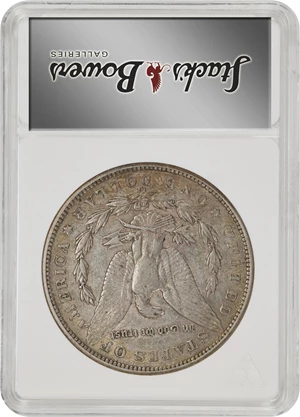 image for: 1879-CC Morgan Silver Dollar. VAM-3. Top 100 Variety. Capped Die. EF-45 (ANACS). OH.