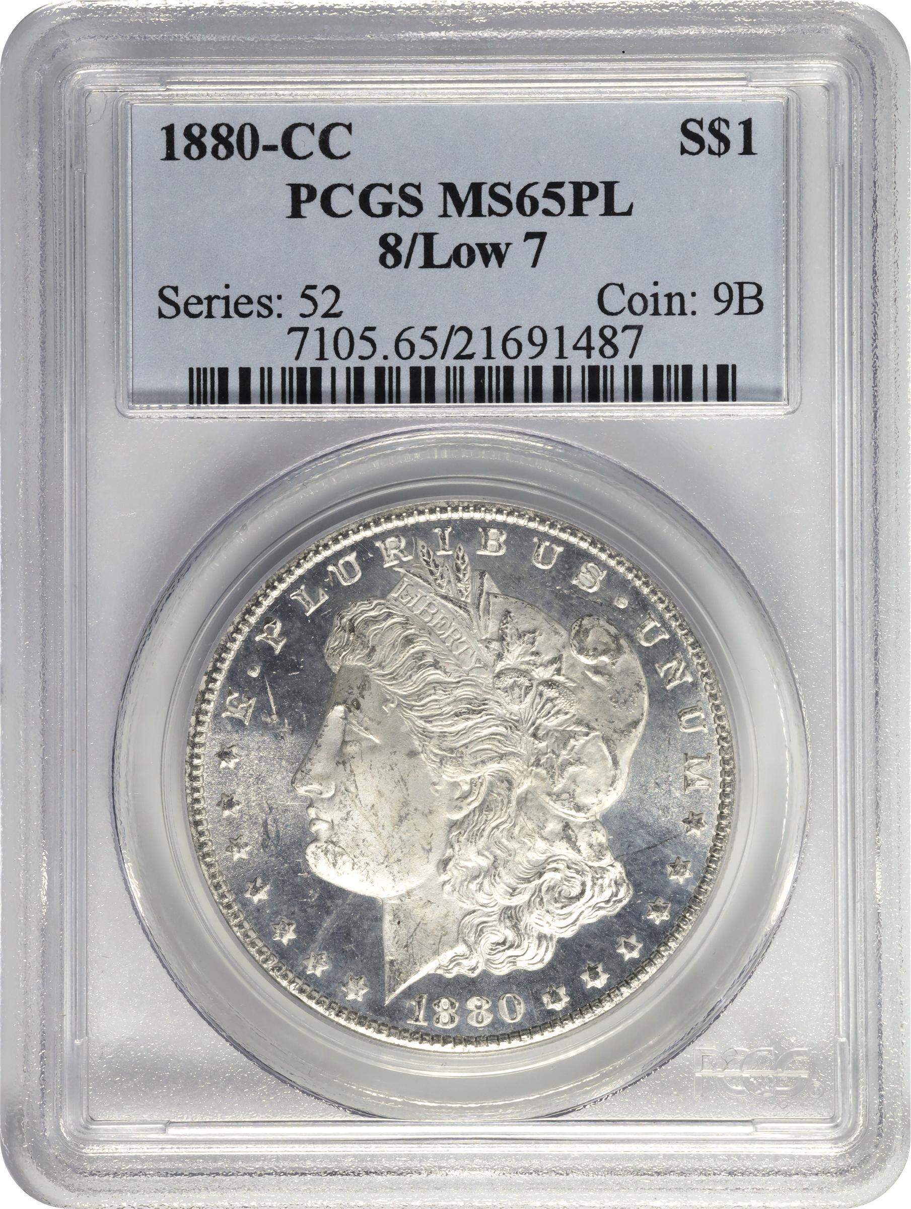 1880-CC $1  MS PL MS65 PL thumbnail 7
