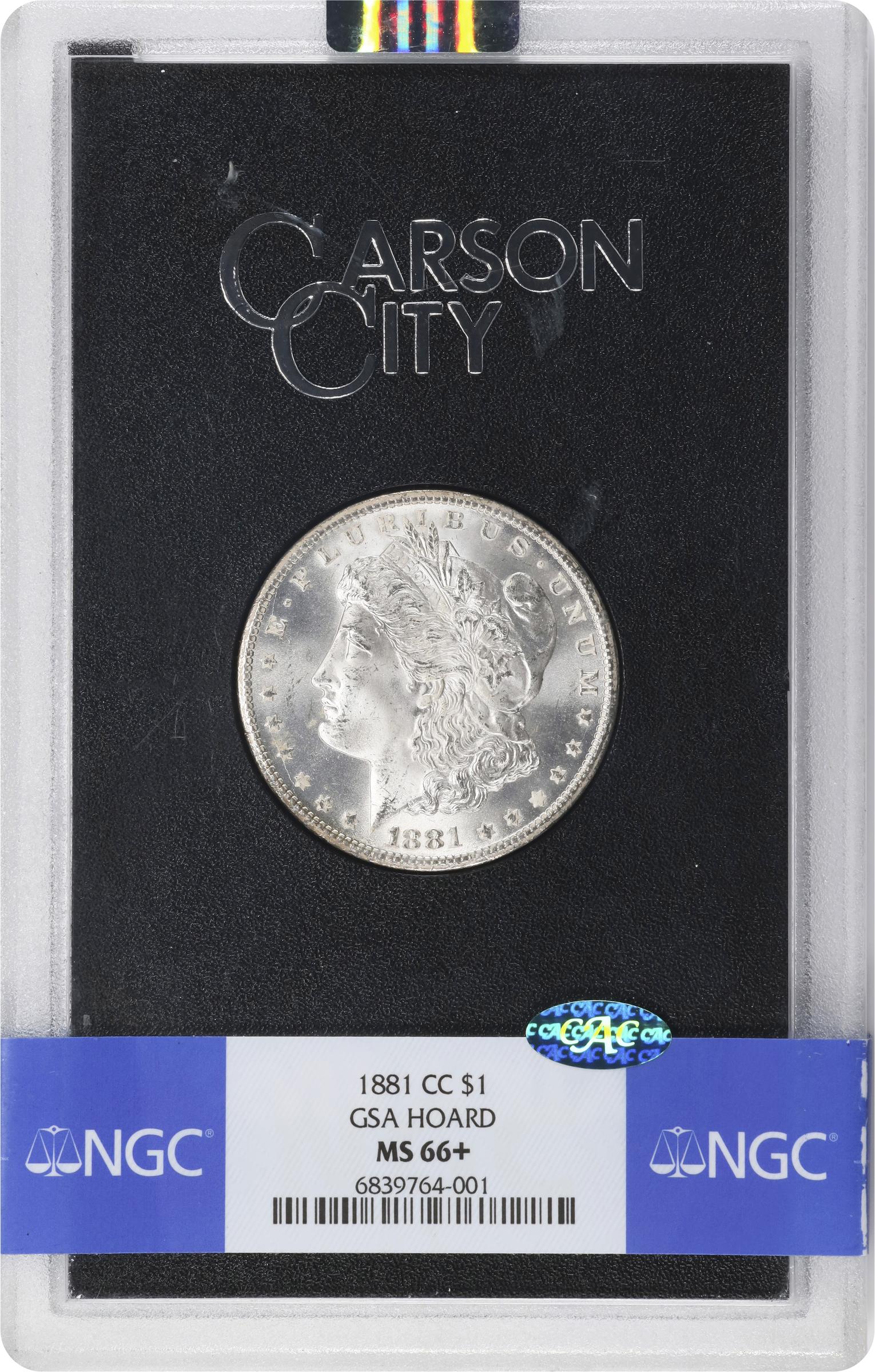1881-CC $1  GSA Hoard, Hard package MS66 thumbnail 7