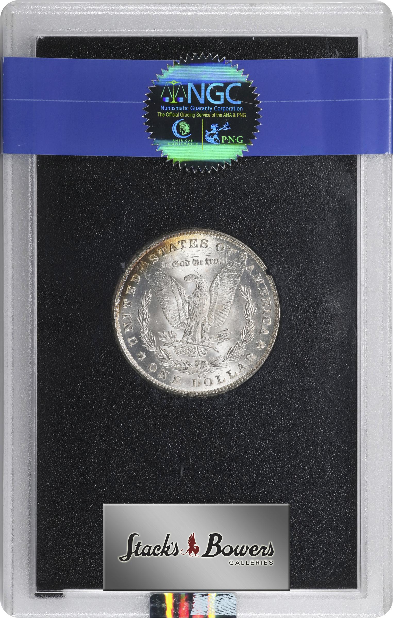 1881 CC GSA Hoard, Hard package One Dollar MS Values | Greysheet