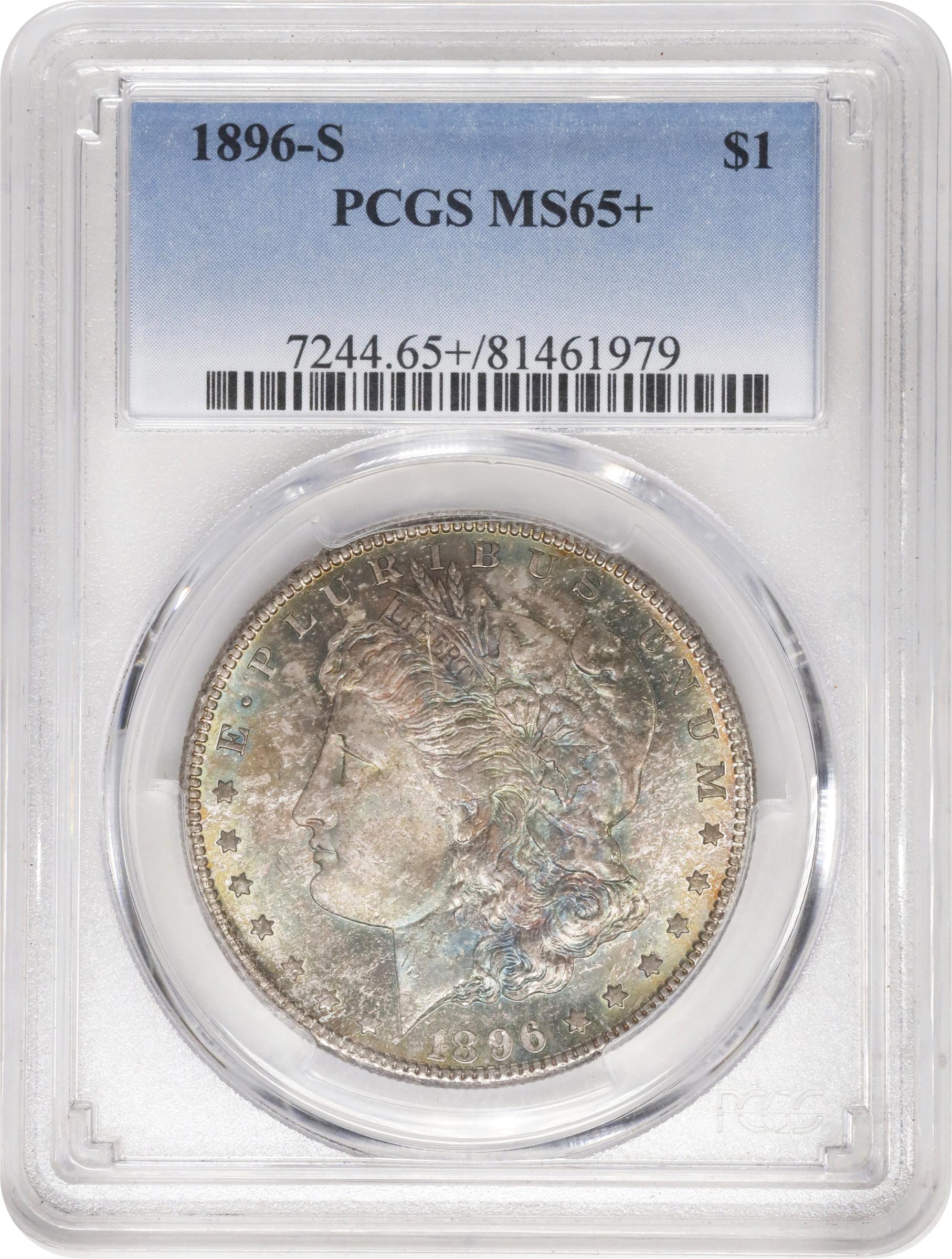 1896-S $1 MS65 thumbnail 3