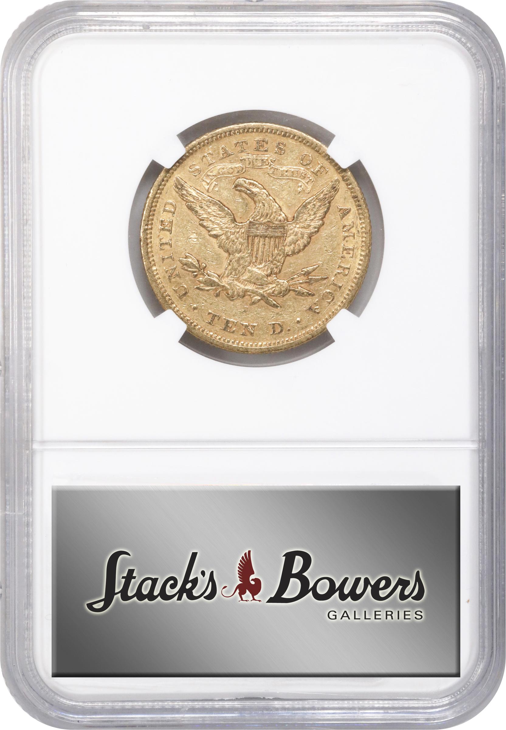 image for: 1871-S Liberty Head Eagle. AU-55 (NGC).
