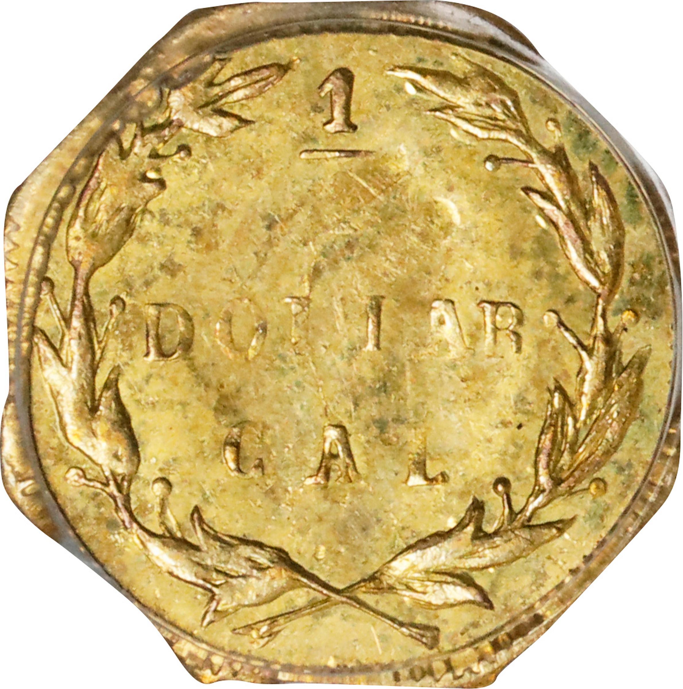 image for: 1874/1874 Octagonal 25 Cents. BG-776. Rarity-5-. Liberty Head. MS-62 (PCGS). OGH Generation 3.0.