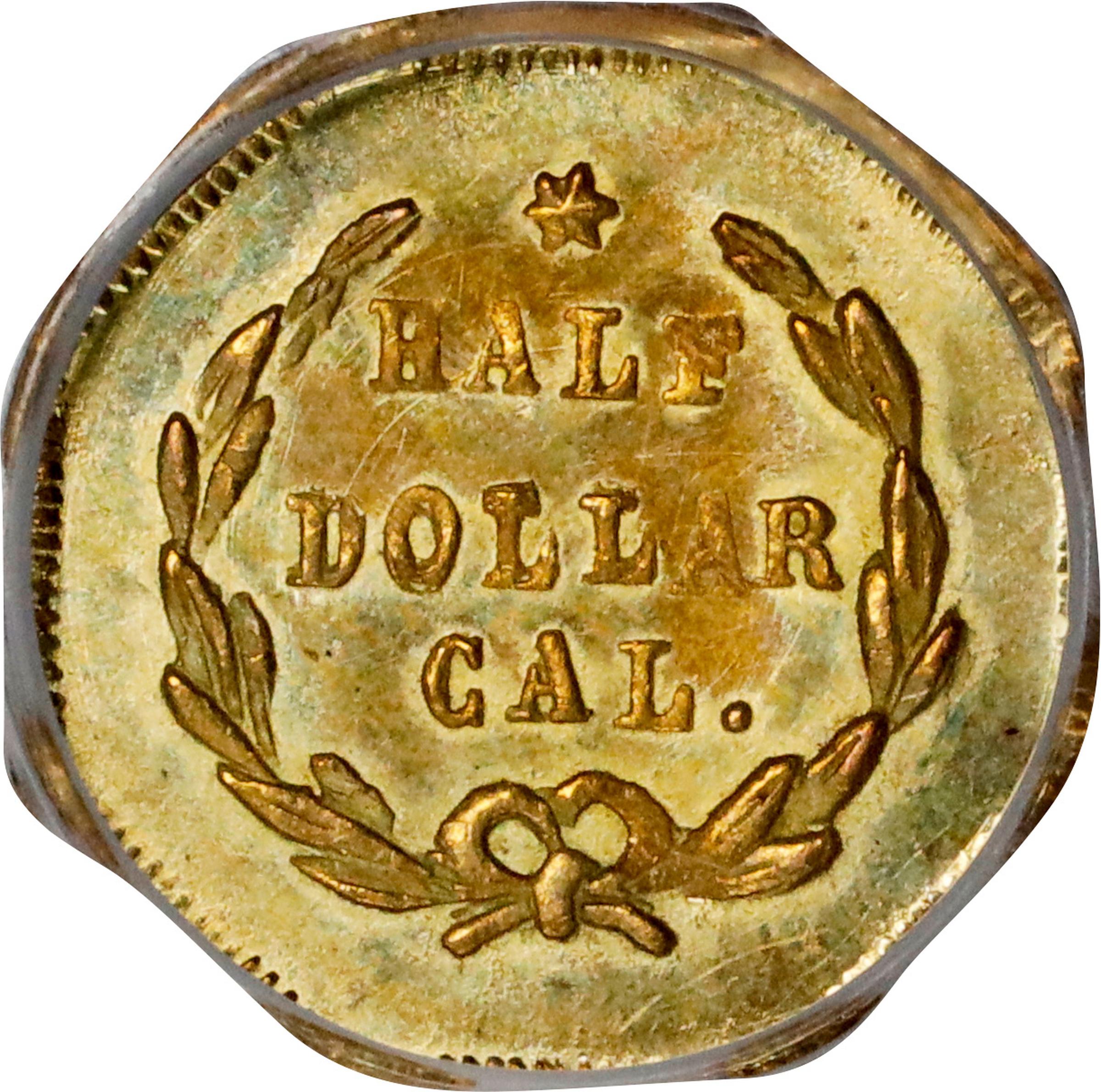 image for: 1873 Octagonal 50 Cents. BG-915. Rarity-4-. Liberty Head. MS-64 (PCGS). OGH Generation 3.1.