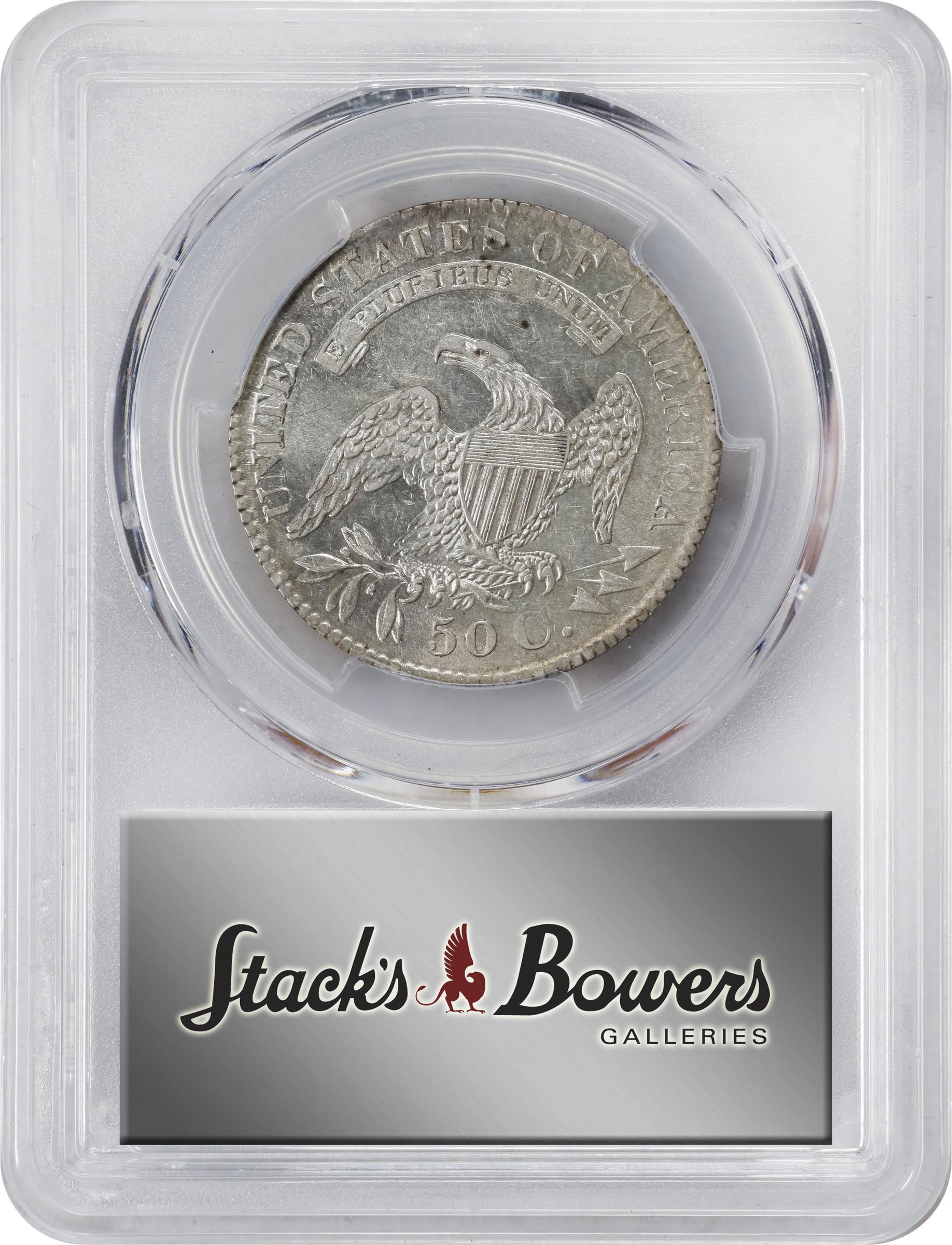 image for: 1829 Capped Bust Half Dollar. O-105a. Rarity-2. Small Letters. AU-55 (PCGS).