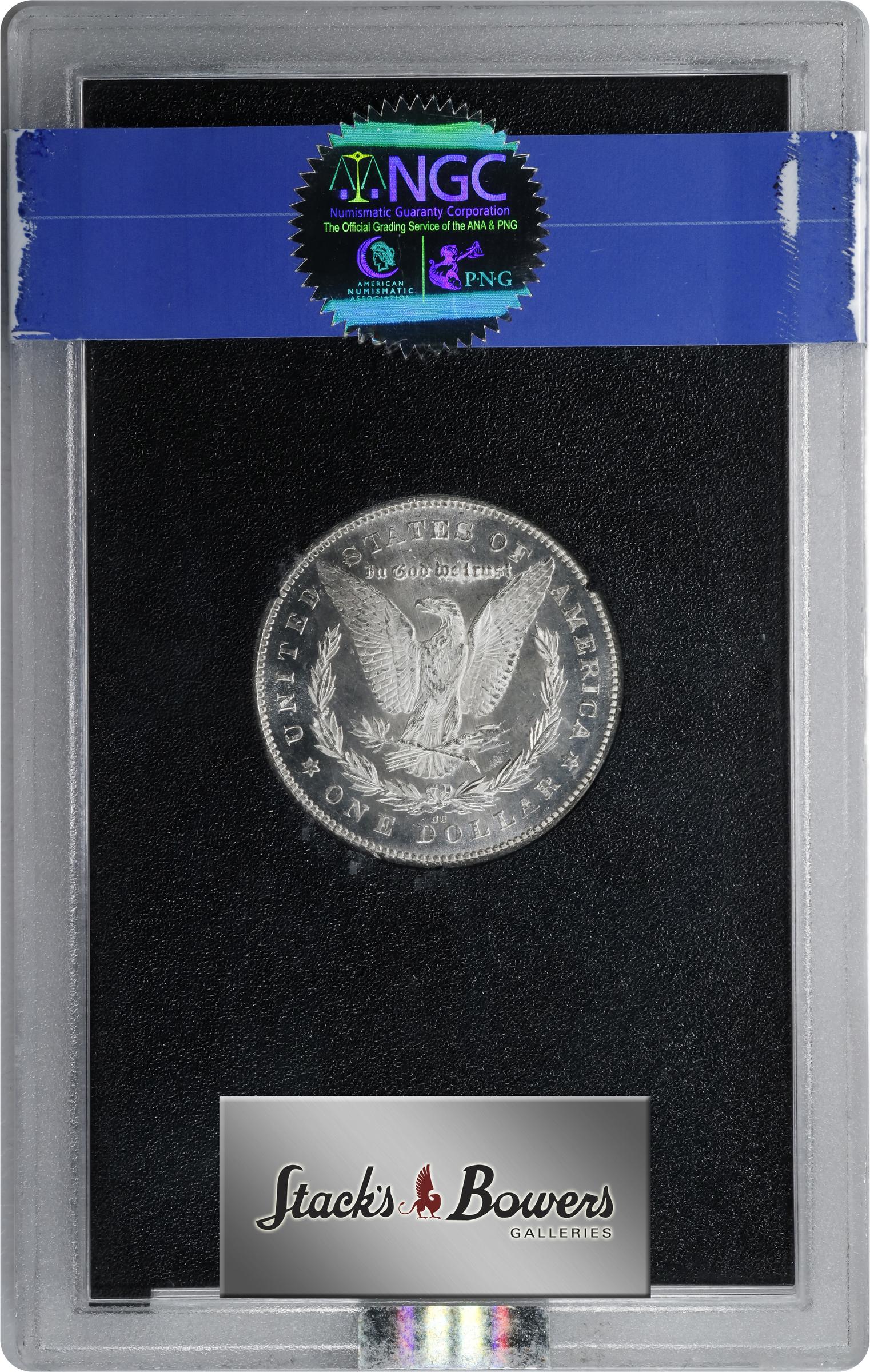 image for: 1880/79-CC GSA Morgan Silver Dollar. Reverse of 1878. VAM-4. Top 100 Variety. MS-62 PL (NGC).