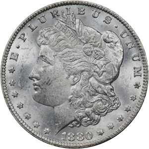 image for: 1880/79-CC GSA Morgan Silver Dollar. Reverse of 1878. VAM-4. Top 100 Variety. MS-62 (NGC).