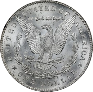 image for: 1880/79-CC GSA Morgan Silver Dollar. Reverse of 1878. VAM-4. Top 100 Variety. MS-62 (NGC).