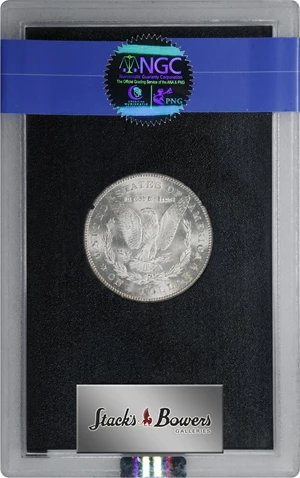 image for: 1880/79-CC GSA Morgan Silver Dollar. Reverse of 1878. VAM-4. Top 100 Variety. MS-62 (NGC).