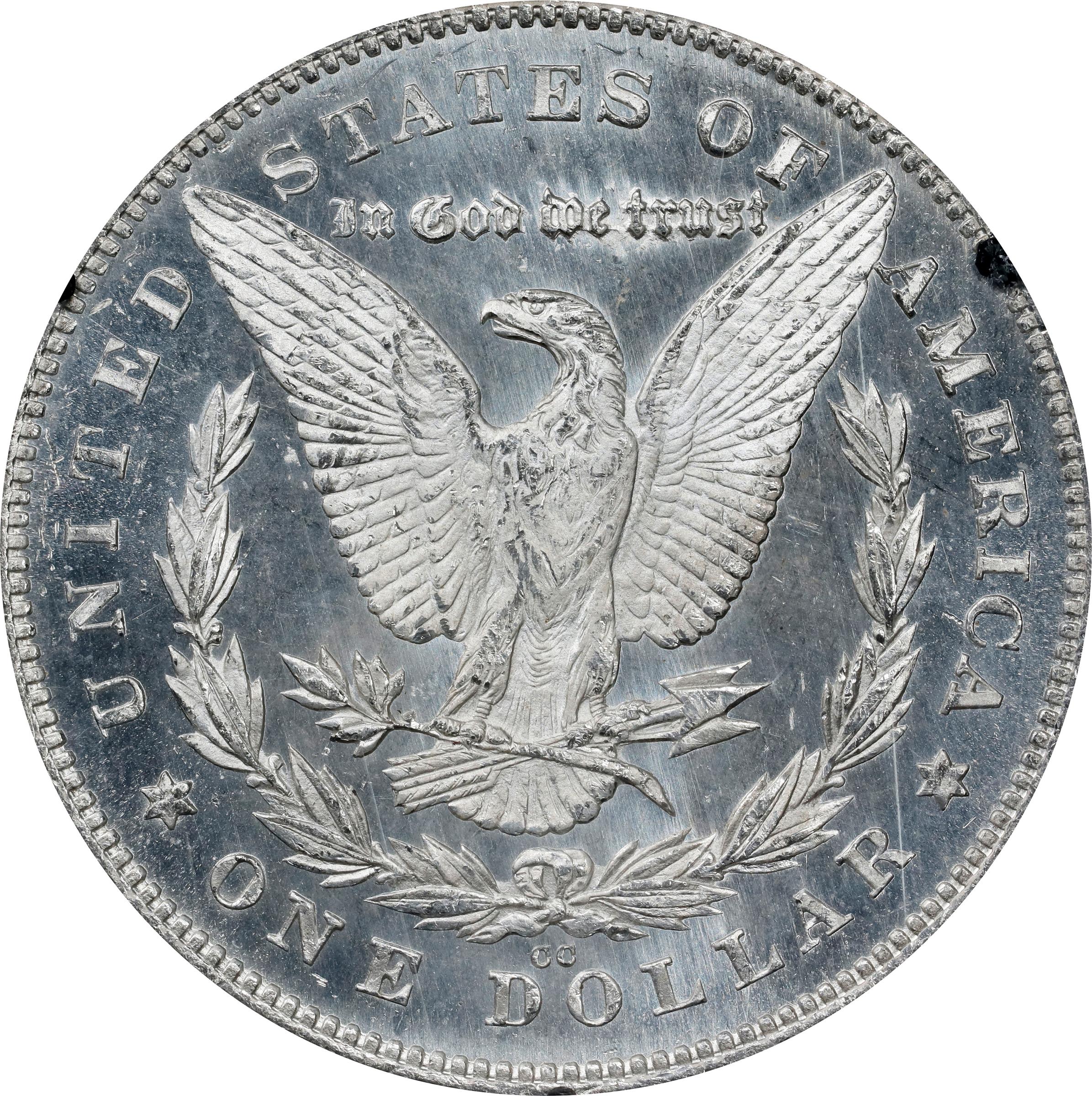 image for: 1880/79-CC GSA Morgan Silver Dollar. Reverse of 1878. VAM-4. Top 100 Variety. MS-61 PL (NGC).