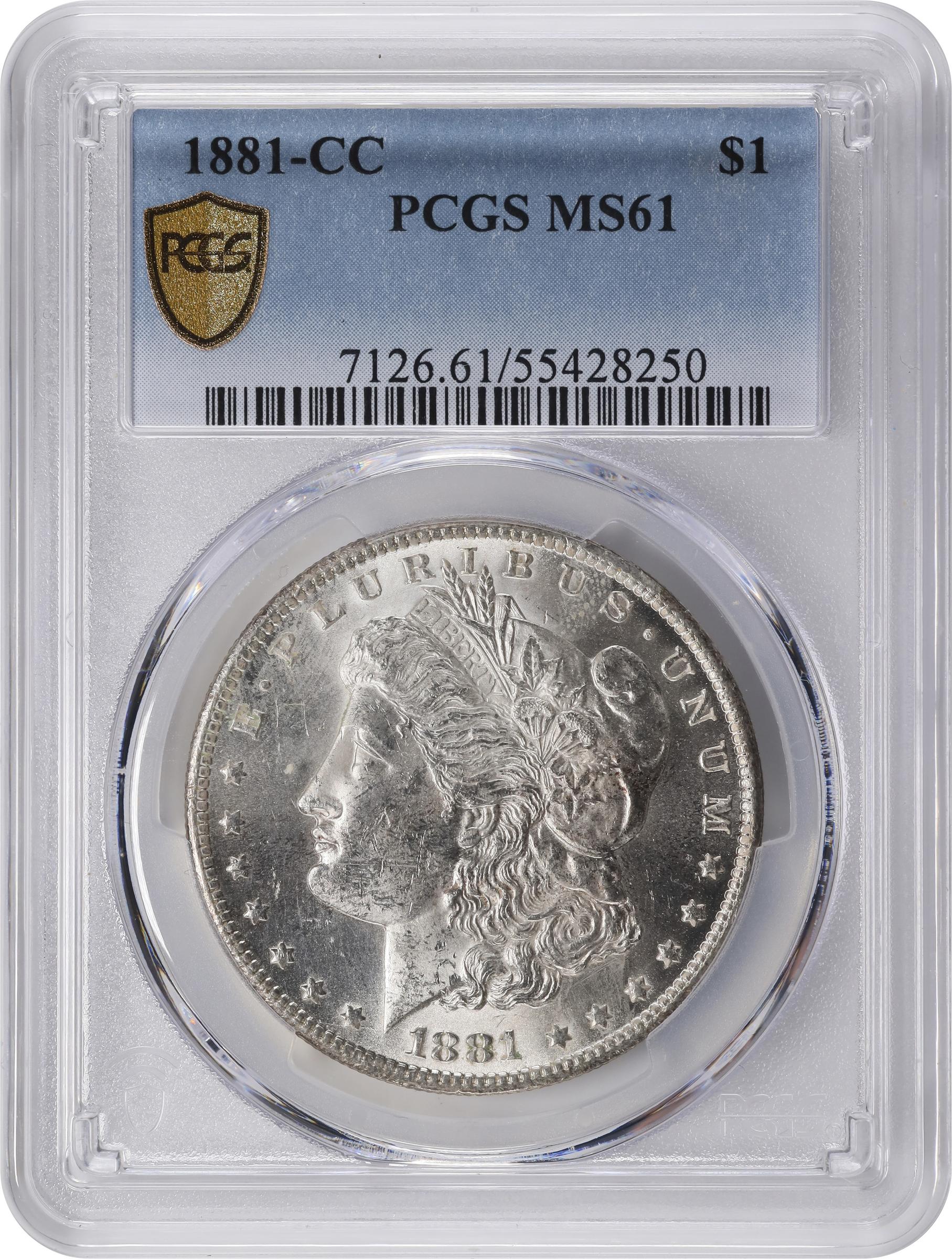 1881-CC $1 AU58 CAC thumbnail 4