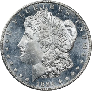 image for: 1884-CC GSA Morgan Silver Dollar. MS-64 DPL (NGC).