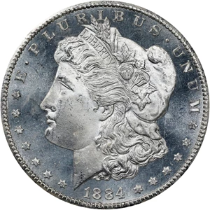 image for: 1884-CC GSA Morgan Silver Dollar. MS-64 PL (NGC).