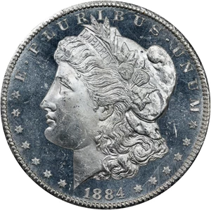 image for: 1884-CC GSA Morgan Silver Dollar. MS-63 DPL (NGC).