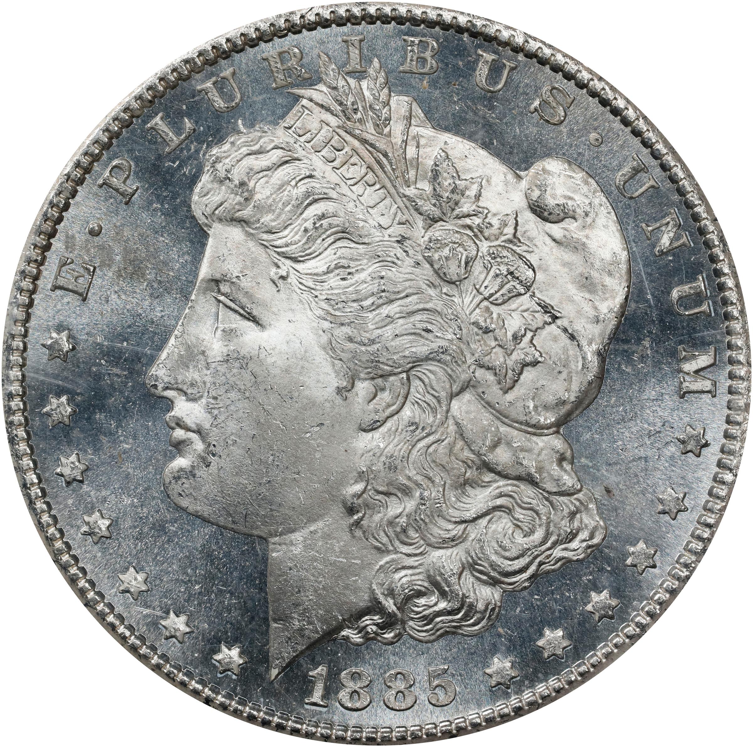 image for: 1885-CC GSA Morgan Silver Dollar. MS-63 PL (NGC).