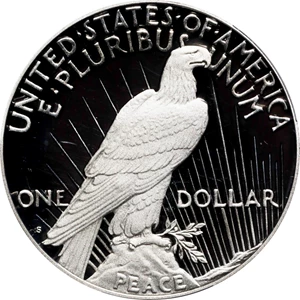 image for: 2023-S Silver Dollar Anniversary Coin. Peace. Proof-70 Deep Cameo (PCGS).