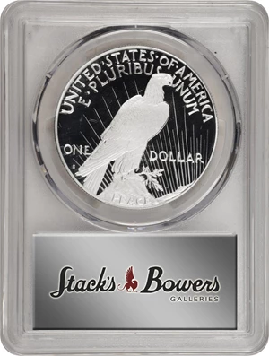 image for: 2023-S Silver Dollar Anniversary Coin. Peace. Proof-70 Deep Cameo (PCGS).
