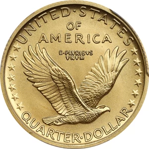 image for: 2016-W 100th Anniversary Standing Liberty Quarter. Gold. First Strike. Specimen-70 (PCGS).