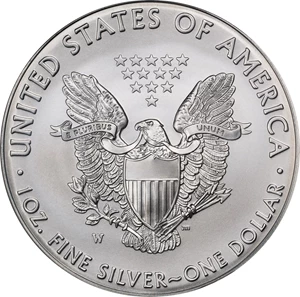 image for: 2016-W Silver Eagle. Lettered Edge. Burnished. First Day West Point Strike. Specimen-70 (PCGS).