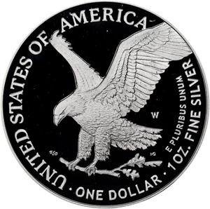 image for: 2023-W Silver Eagle. First Strike. Proof-70 Deep Cameo (PCGS).
