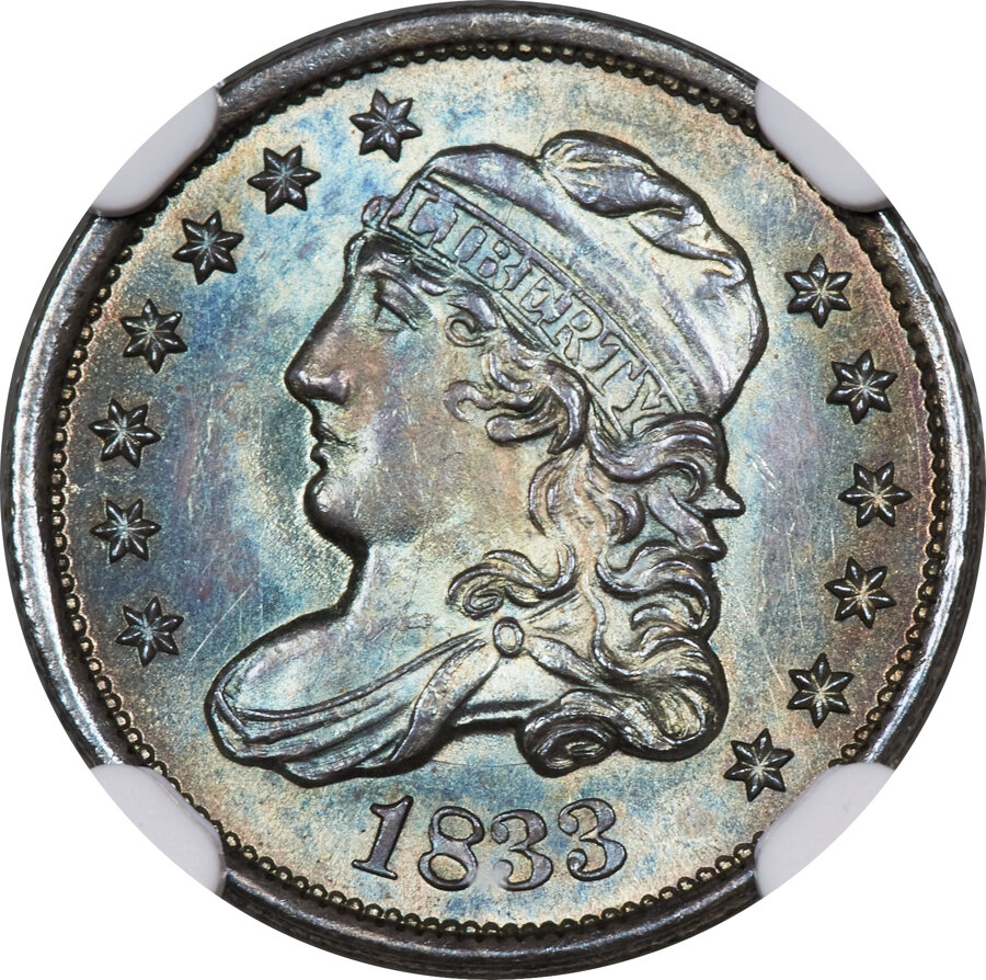 image for: 1833 H10C V-1, LM-10, R.1, MS66 NGC....