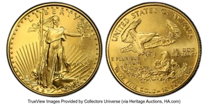 image for: 1993 $10 Quarter-Ounce Gold Eagle MS69 PCGS. ...
