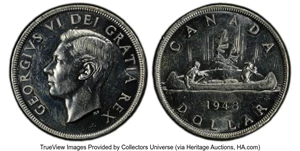 image for: Canada: George VI Dollar 1948 MS62 PCGS,...