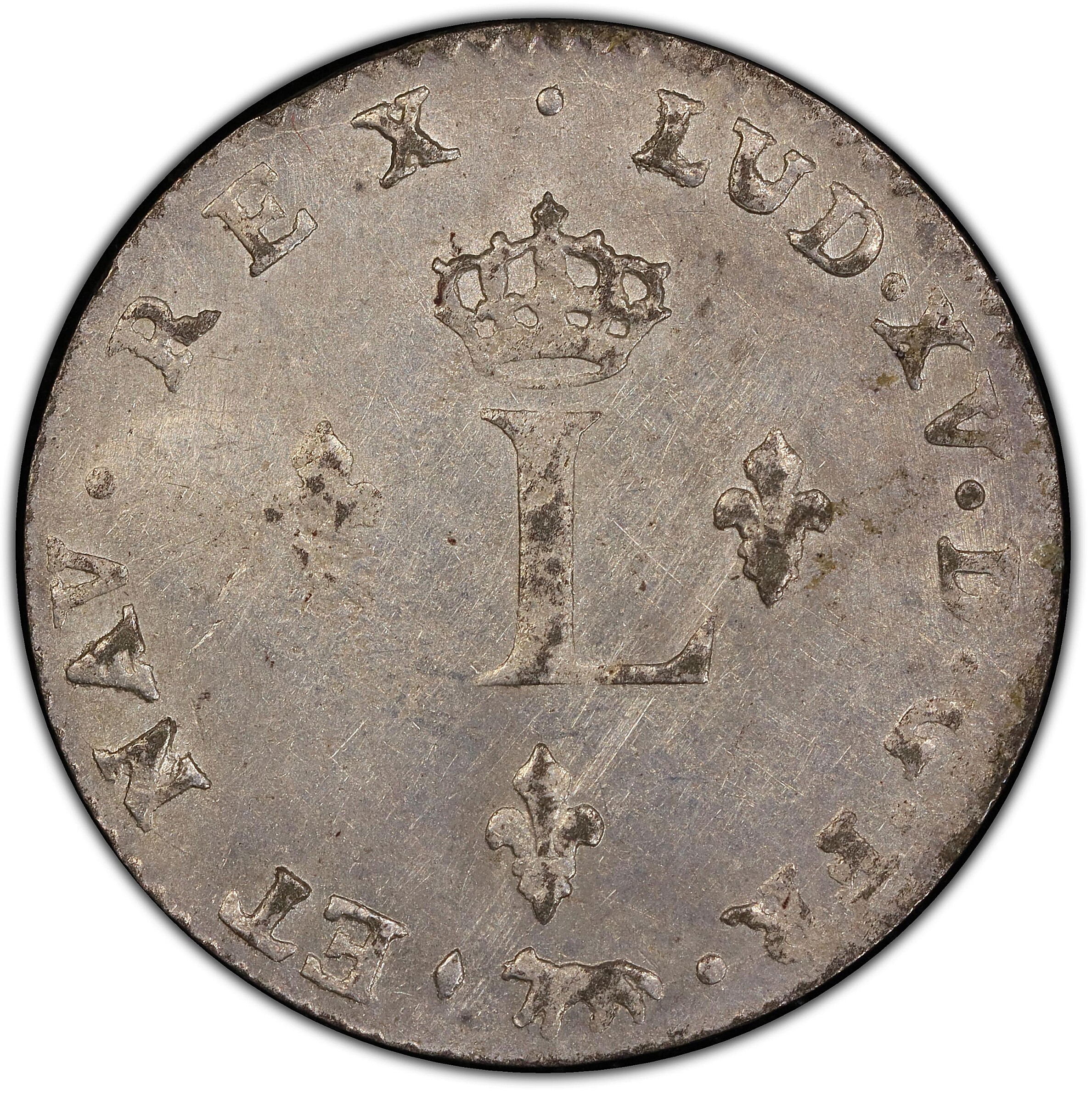 image for: 1752-A Sou Marque. Paris Mint. Vlack-32. Rarity-8. First Semester. MS-63 (PCGS).