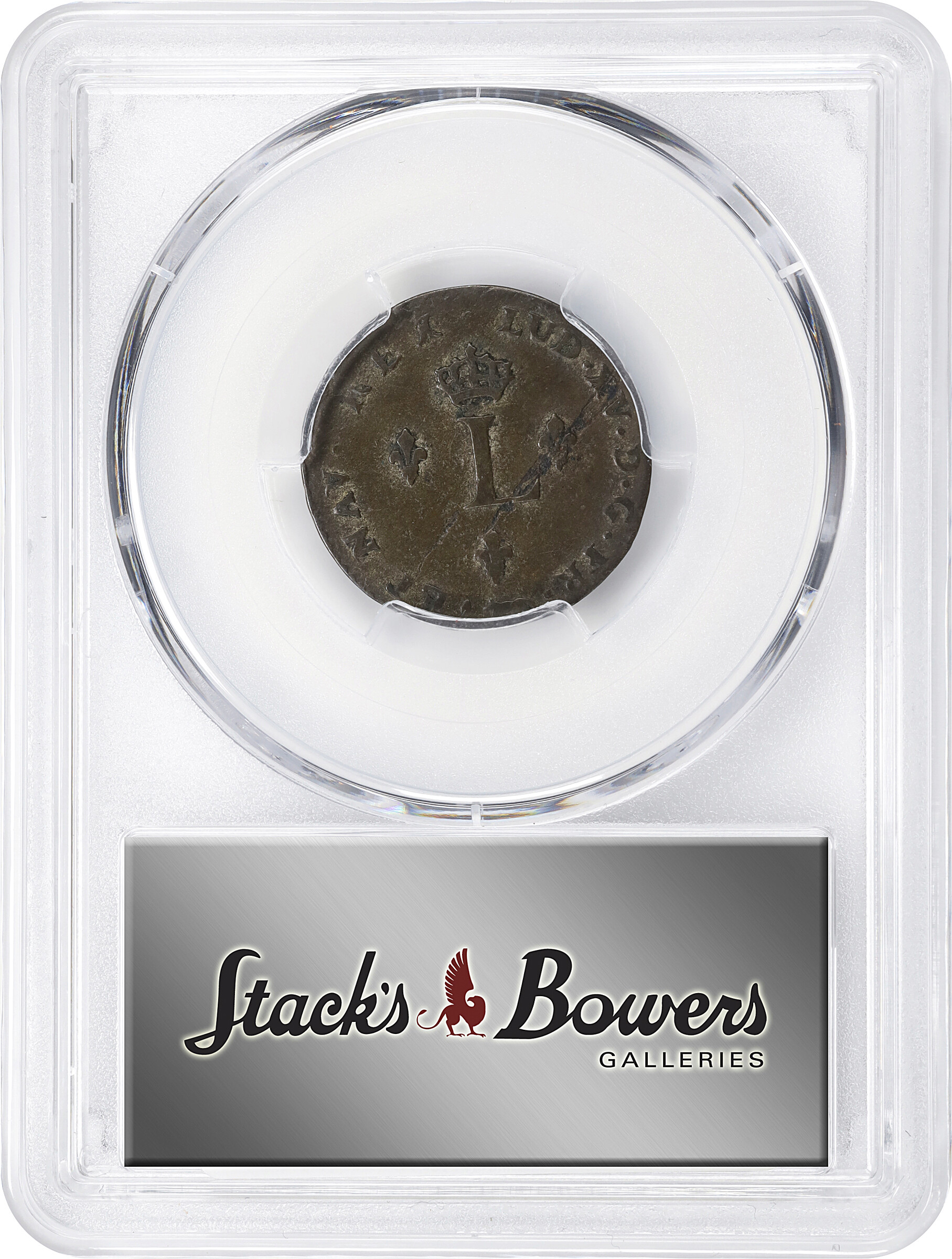 image for: 1752-A Sou Marque. Paris Mint. Vlack-32. Rarity-8. First Semester. EF-40 (PCGS).