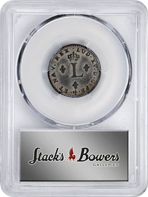 image for: 1739-R Sou Marque. Orleans Mint. Vlack-177a. Rarity-8. AU-55 (PCGS).