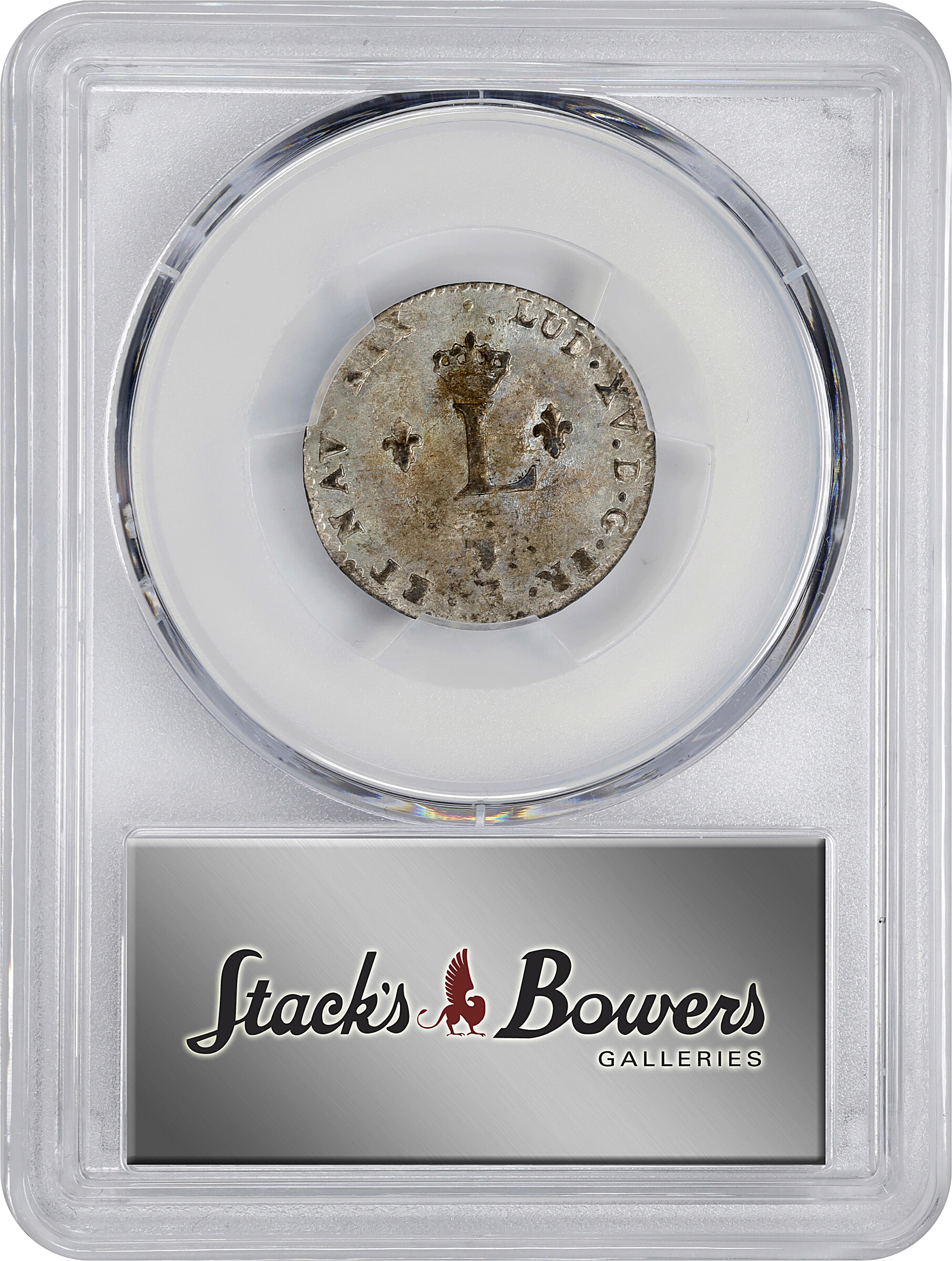 image for: 1743-W Sou Marque. Lille Mint. Vlack-204. Rarity-3. MS-62 (PCGS).