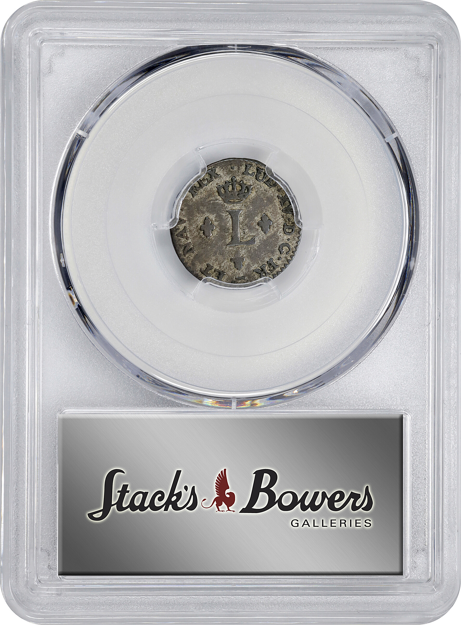 image for: 1740-W Half Sou Marque. Lille Mint. Vlack-316. Rarity-1. EF-40 (PCGS).