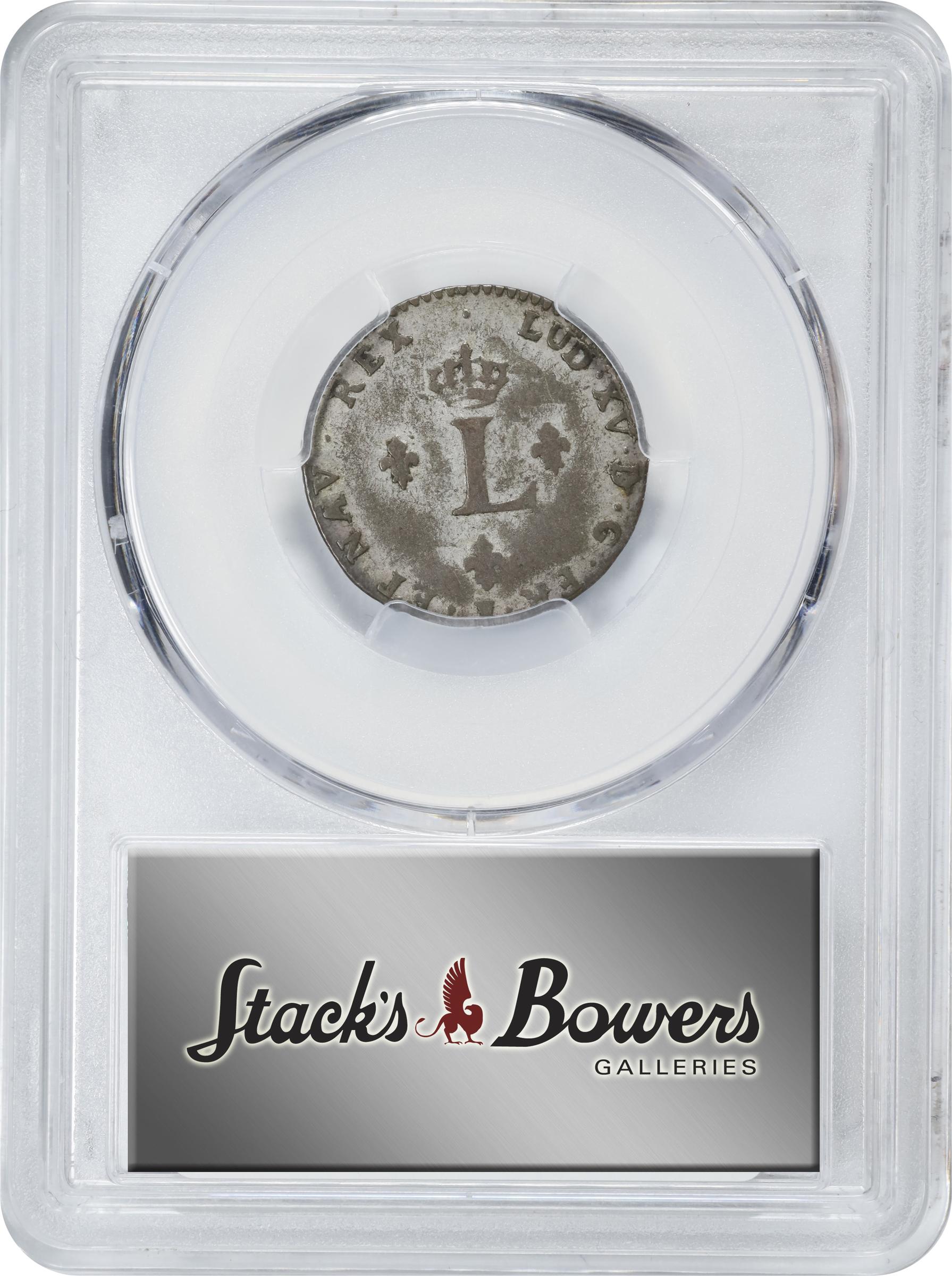 image for: 1739-9 Sou Marque. Rennes Mint. Vlack-225. Rarity-6. VF-35 (PCGS).