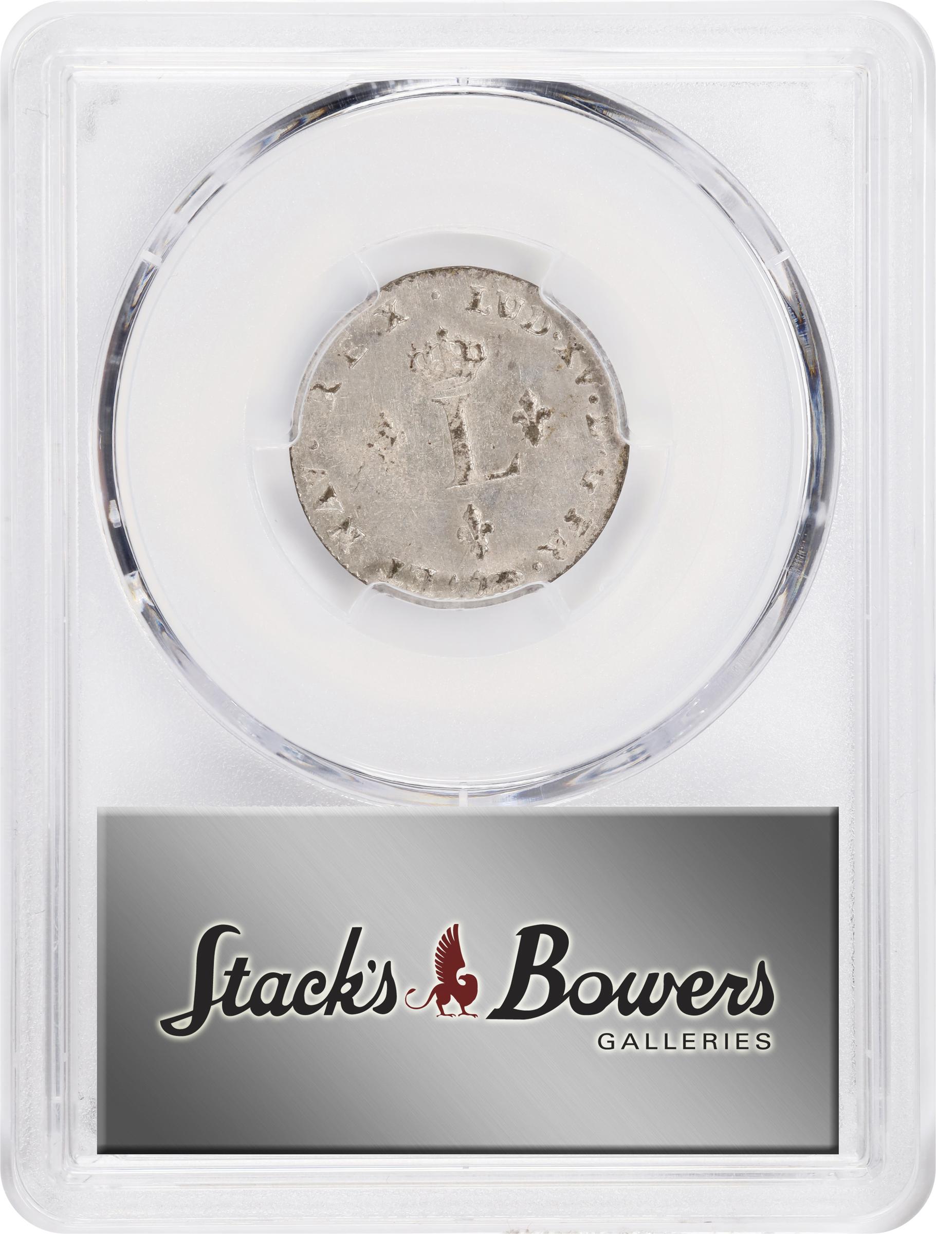 image for: 1752-A Sou Marque. Paris Mint. Vlack-32. Rarity-8. First Semester. MS-63 (PCGS).