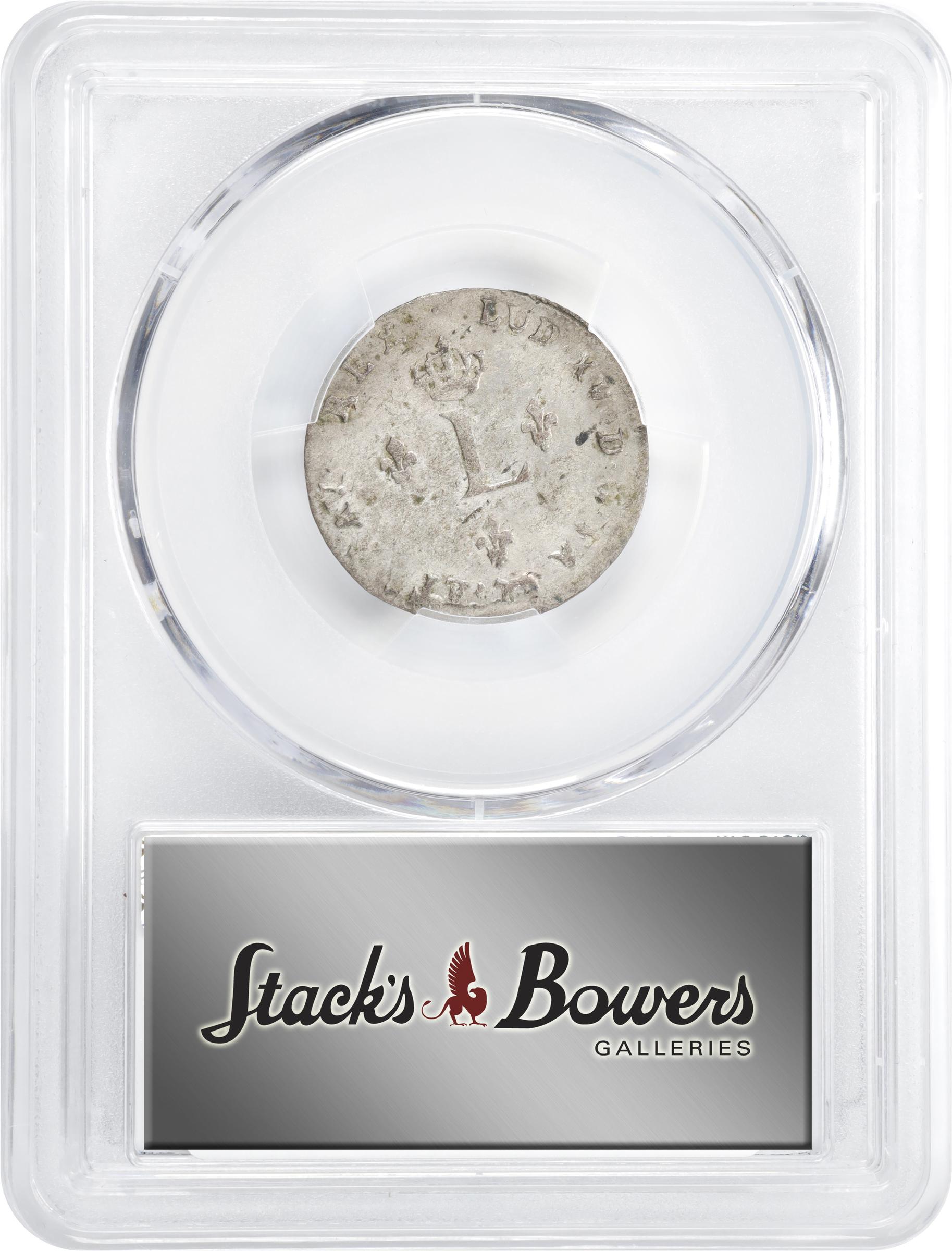 image for: 1750-A Sou Marque. Paris Mint. Vlack-30a. Rarity-5. Second Semester. MS-62 (PCGS).