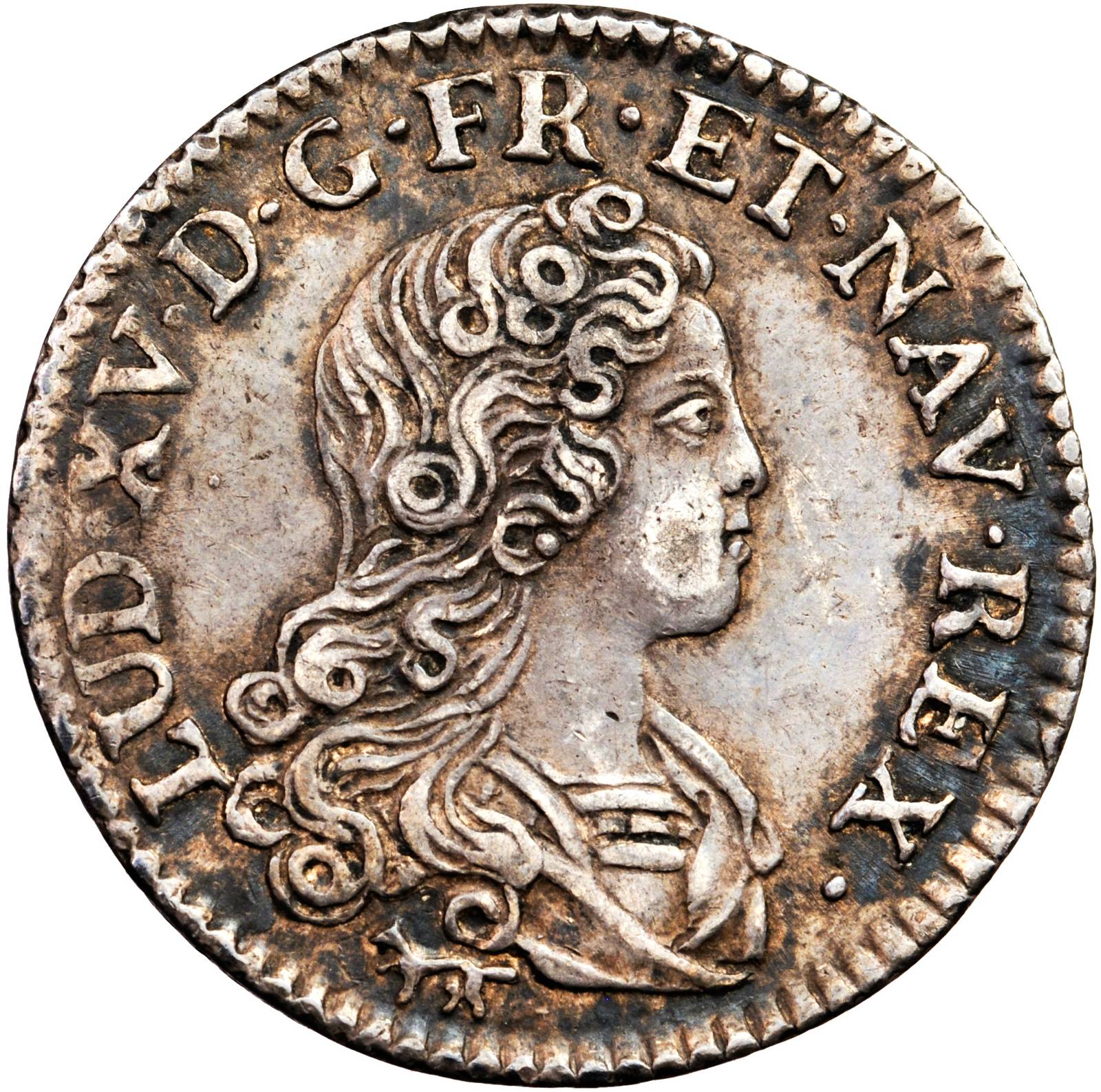 image for: France. 1720-A 20 Sols, or 1/6 Ecu. John Law Issue. Paris Mint. KM-453. EF-40.
