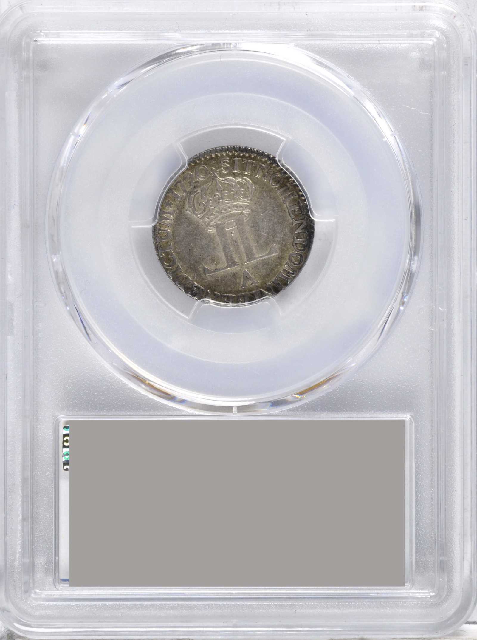 image for: 1720-A 1/6 Ecu, or 20 Sols. John Law Issue. Paris Mint. Gadoury-296, Hod.1. AU-55 (PCGS).