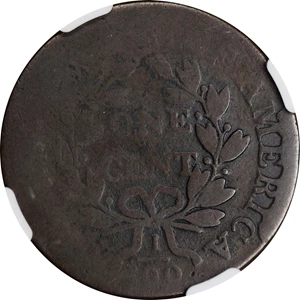 image for: 1804 Draped Bust Cent. S-266, B-1. Rarity-2. Fair Details--Obverse Scratched (NGC).