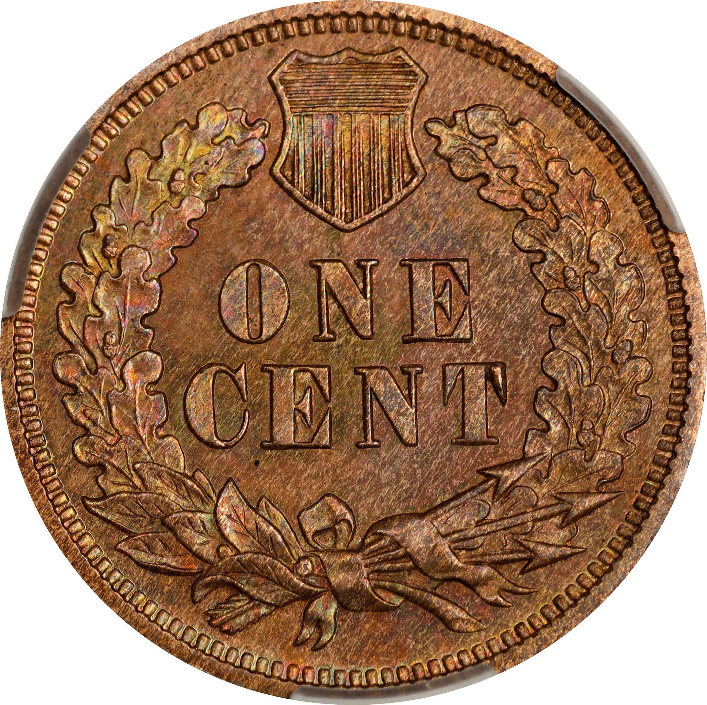 image for: 1874 Indian Cent. Proof-63 BN (CACG).