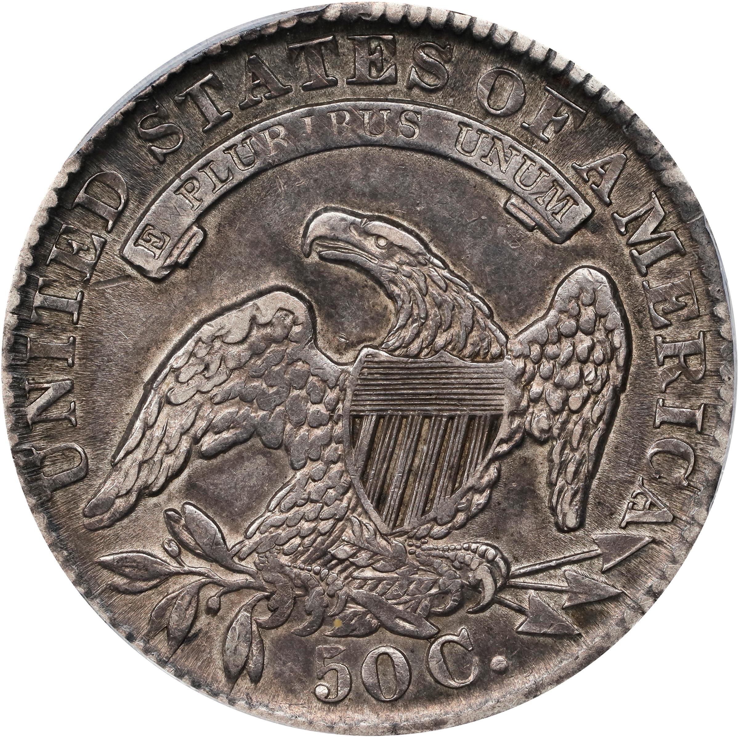 Rare 1834 Capped Bust Silver Coin Half Dollar 50 Cents Small