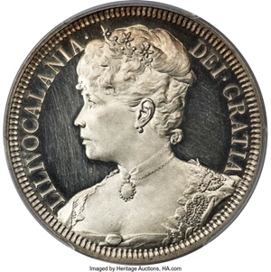 image for: 1891 (1893) Queen Liliuokalani Pattern Silver Dollar PR63 Deep Cameo PCGS. M. 2MH-1, Bruce X-M1....