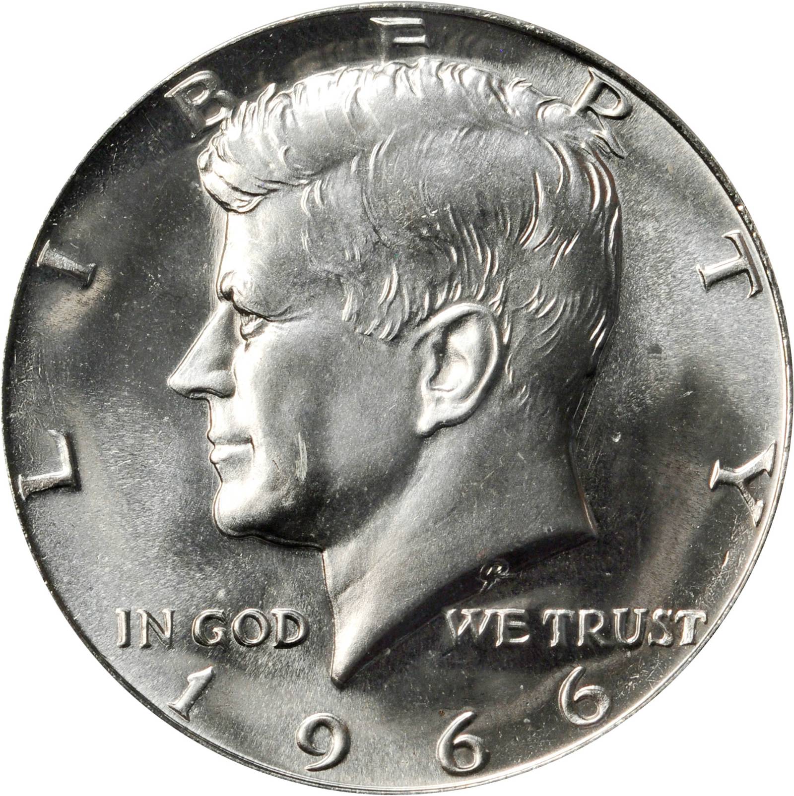image for: 1966 Kennedy Half Dollar. FS-103. SMS. Doubled Die Obverse. Specimen-66 (PCGS).