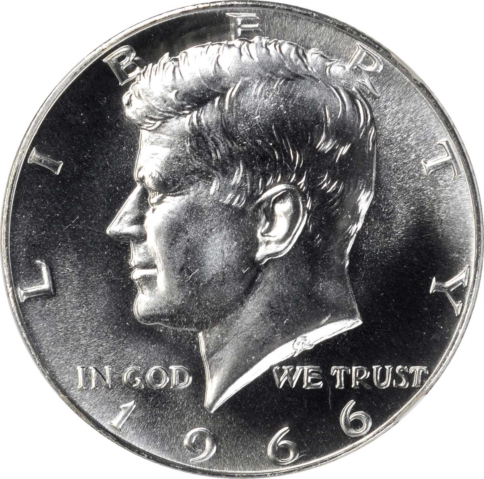image for: 1966 Kennedy Half Dollar. SMS. FS-103. Doubled Die Obverse. MS-67 (NGC).
