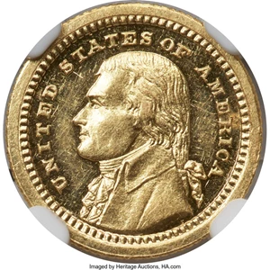 image for: 1903 G$1 Louisiana Purchase Jefferson Gold Dollar PR61 Cameo NGC....