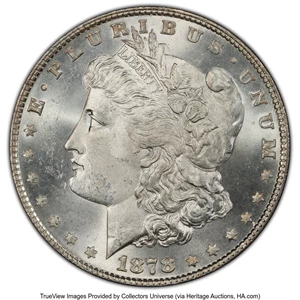 image for: 1878 7TF $1 Reverse of 1878, Filled in 8s, VAM-79, MS65 PCGS. A Hot 50 Variety. PCGS Population: (3/0 and 0/0+)....