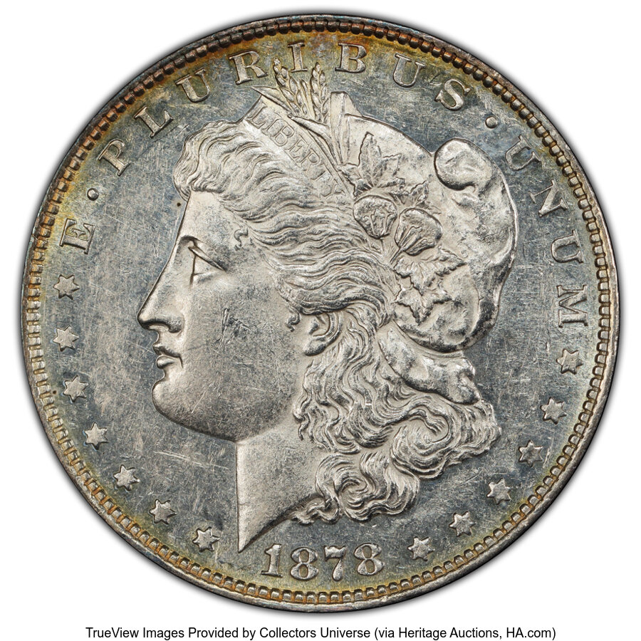 1878 8TF Morgan Dollar First Die Pair VAM 9 Mint State (MS