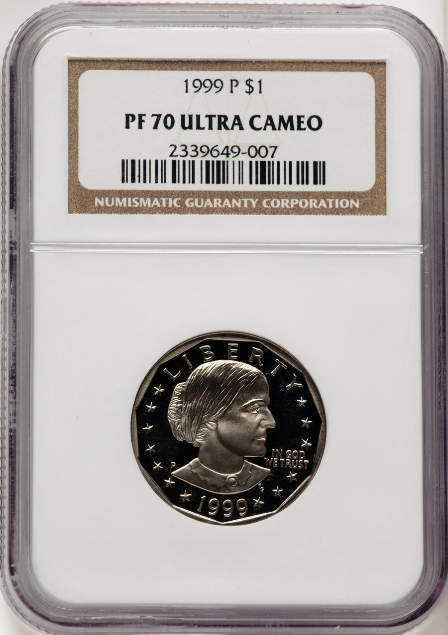 1999 P Susan B. Anthony Dollar, Proof DCAM Proof (PR