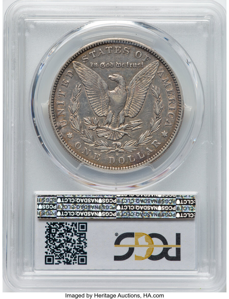 image for: 1892-S $1 Doubled Date, VAM-7, XF40 PCGS. A Top 100 Variety. PCGS Population: (4/6)....