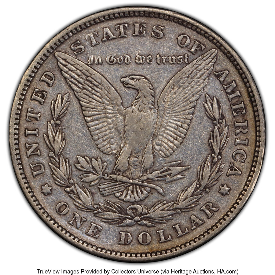 image for: 1878 8TF $1 Eye Chip, VAM-14.14, XF40 PCGS. PCGS Population: (5/22 and 0/0+).  ...